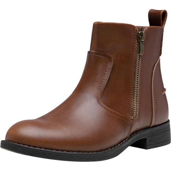 Women's Ankle Boots Zipper Casual Fall Short Booties